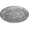 Ekena Millwork Emeryville Ceiling Medallion, Hand-Painted Ultra Pure White Crackle, 16 7/8"OD x 5/8"P CM16ERUWC - alternate 3